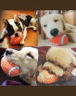 HOOPET zwierzęta pies zabawki kulki pisk Puppy zabawki ciekawe tenis piłka nożna do czyszczenia zębów zabawki dla psów