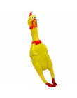Hoomall 1 PC śmieszne wrzeszczący kurczak wycisnąć zabawka dla psa produktu Shrilling dekompresji zabawka wydająca dźwięki kot p