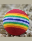 Zabawna zabawka dla zwierząt domowych dla dzieci pies kot zabawki 3.5 CM Rainbow kolorowe piłki do gry dla zwierząt domowych pro