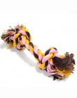 Węzeł pies zabawki liny zwierzęta domowe są bawełniana pościel zabawki do żucia odporne na zgryz dla dużych psów zęby szkolenia 