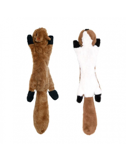 Śliczne Pet Dog zabawki piszcząca zabawka zwierzęta Pet zabawki pluszowe Puppy Honking wiewiórka dla psów Cat Chew zapiszczeć Do