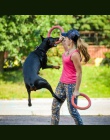 17/27 CM pies szkolenia Agility szkolenie zabawki EVA pierścień psów Puppy Chew zabawki do czyszczenia zębów odporne na zgryz in