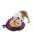 2018 zabawki dla zwierząt pies okrągły Pet Sniffing Pad łóżko zmywalny szkolenia koc podkładka do karmienia, składana, wielu kol