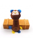 Cute Cartoon dekompresji w kształcie zwierząt zabawki pluszowe pies kot żuć wycisnąć zabawki dźwiękowe trwałość do żucia zabawki