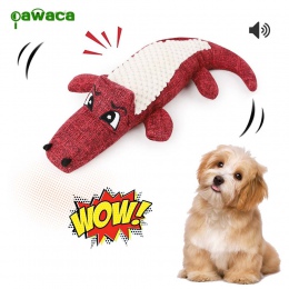 3 kolor zabawki dla zwierząt piszcząca zabawka wypchanych zwierząt pies wokal krokodyla zabawki dla psów gryzaki dla kotów śpiew