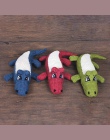 3 kolor zabawki dla zwierząt piszcząca zabawka wypchanych zwierząt pies wokal krokodyla zabawki dla psów gryzaki dla kotów śpiew