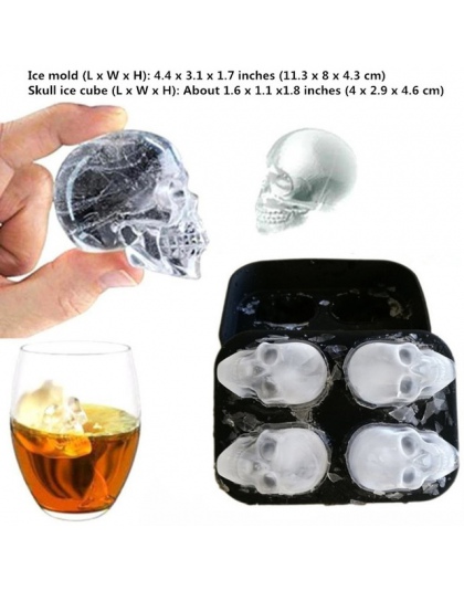Wielu wzór Party Bar kwadratowy okrągły czaszki silikonowe kostki lodu formy whisky piwo koktajl zamrożone kostki lodu taca na k
