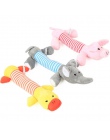 Zabawki dla psów zabawki do żucia dla psów piskliwy słoń kaczka świnia zwierząt domowych zabawka wydająca dźwięki małe psia zaba