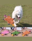 Dla zwierząt domowych piszcząca zabawka trwałe słodkie Papa kaczka wydaje dźwięku, pluszowy pies Puppy Chew zabawki szkolenia gr