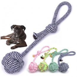Zabawki dla psów dla dużych psów zabawki interaktywne lina bawełniana dla małych psów zabawki supeł do gryzienia piłka do czyszc