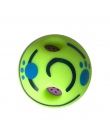Śmieszne dźwięku psy koty gry piłka Wobble Wag Giggle żucia Ball Puppy Training piłkę z Funny dźwięku prezent zabawki dla zwierz