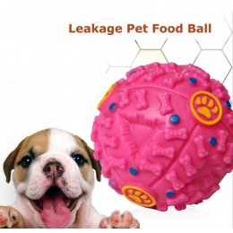 Piskliwy chichot szarlatan zabawka wydająca dźwięki piłka szkolenia psów żywności dozownik trwałe Chew zabawki dla zwierząt domo