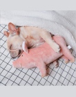 Zwierzęta psy zabawki towarzyszyć spania świń zabawki ciepłe miękkie pluszowe bawełniane Partner do spania dla Puppy psy do żuci