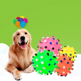 Kolorowe Pet Puppy małe psy zabawki zwierzęta piskliwy do żucia z piszczałka kwak zabawka wydająca dźwięki zabawki piłka dla psó