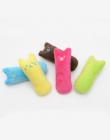 Zęby szlifowania kocimiętka zabawki śmieszne interaktywne pluszowy kot zabawkowe zwierzątko kotek zabawka do żucia pazury kciuka