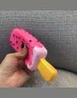 LumiParty śmieszne interaktywne żuć piskliwy guma różowy Popsicle w kształcie zabawka dla kota szczeniak dziecko psów lody zgryz