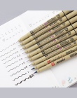 9 sztuk/zestaw Sakura Pigma Micron Pen igły pióro do rysowania wiele 005 01 02 03 04 05 08 pędzelek do zdobień Art markery
