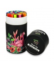 60 kolorów Art markery podwójne końcówki do farbowania Fineliner kolor długopisy Marker wody do kaligrafii rysunek szkicowania k