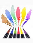 20 kolorów Premium malowanie miękki pisak z pędzelkiem zestaw akwarela markery długopis efekt najlepsze dla kolorowanki Manga ko
