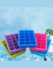 15 siatki silikonowe kwadratowy kształt formie kostki lodu formy taca taca z owocami Popsicle lody Maker dla wino kuchnia do pic