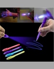 Śliczne śmieszne zakreślacz długopis kreatywny magia UV światło niewidzialne pióro atramentowe dla dzieci Student prezent nowość
