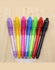 Śliczne śmieszne zakreślacz długopis kreatywny magia UV światło niewidzialne pióro atramentowe dla dzieci Student prezent nowość