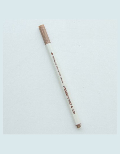 10 kolorów 1-2mm metalowe Marker długopis DIY Scrapbooking rzemiosła miękki pisak z pędzelkiem Art markery dla papiernicze artyk