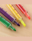 6 sztuk piękny Kawaii fluorescencyjne symulacji strzykawka akwarela długopisy zakreślacze pisak koreański papiernicze artykuły s