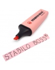 STABILO Boss nowy pastelowy wyróżnienia pióra różne 6 kolory zestaw dłuta stalówka Marker długopis papiernicze artykuły | 6 dług