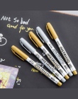 Metal kolor wodoodporne trwałe malowanie marker do malowania 1.5mm DIY Manga rysunek rzemiosło długopisy biurowe biurowe szkolne