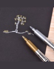 Metal kolor wodoodporne trwałe malowanie marker do malowania 1.5mm DIY Manga rysunek rzemiosło długopisy biurowe biurowe szkolne