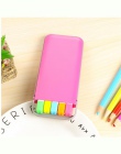 5 kolorów/pudełko cukierki kolor zakreślacz zestaw Mini Fluo markery artykuły papiernicze szkolne materiały biurowe Caneta Fluor