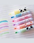 N14 zestaw 6 śliczne zwierzęta Panda kot Mini wyróżnienia marker do malowania długopis rysunek kreda papiernicze szkolne materia