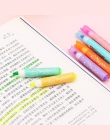 Śliczne 6 kolor zakreślacz kolorowe fluorescencyjne pióro dobra jakość i trwałość szkoły i biura klucz sekcji marker