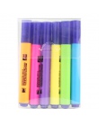 6 sztuk/zestaw kolor fluorescencyjny długopis studentów cukierki kolor marker pen pastelowe zakreślacze przybory szkolne