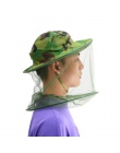 Nowy pszczelarskie kamuflaż kapelusz Mosquito Bee sieć na owady welon kapelusz twarzy głowy szyi Wrap Protector narzędzia pszcze