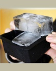 4-Cavity duże silikonowe Drink Ice Cube Pudding galaretki mydło forma taca narzędzia narzędzia do lodów lodu tacki do lodu formy