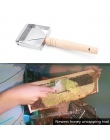 Benefitbee Uncapping widelec żelaza o strukturze plastra miodu miód skrobak drewniany uchwyt narzędzie pszczelarskie Apicultura 
