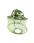 Kamuflaż pszczelarstwo kapelusz wędkarski owady moskitiera zapobiegania czapki siatki czapka wędkarska maska na zewnątrz parasol