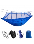 Ultralight spadochron hamak polowanie na moskitiera podwójna osoba łóżko Drop-Shipping na świeżym powietrzu Camping przenośny ha