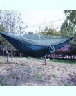 Łatwe ustawienie moskitiera Hamak podwójny Hamak 290*140 cm z liny paznokcie Hamak Hamaca przenośny na Camping podróży stoczni