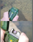Wodoodporna USB zapalniczka plazmowa podwójny łuk na zewnątrz Camping sport zapalniczki do palenia