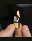 Mini kompaktowy zapalniczka nafta kapsułki benzyna zapalniczka brelok do kluczy benzyna zapalniczki ściernica zapalniczki na zew