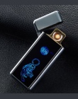 Pełny ekran wzór zapalniczka elektroniczna USB wolframu Turbo zapalniczki do palenia