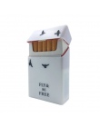 Posiada 20 papierosów, osobowość silikonowa papierośnica moda pokrywa elastyczna guma przenośny mężczyzna/kobiety papierośnica z