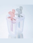 Ekspres do lodów silikonowe formy Flamingo tacka do lodu taca na kostki lodu czekolady formy DIY narzędzia do lodów @