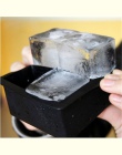4-Cavity duże silikonowe Drink Ice Cube Pudding galaretki mydło forma taca narzędzia duży rozmiar Drop Ship sprzedaż # YL
