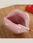 Cute cartoon popielniczka usta ceramiczna popielniczka kreatywny doniczka trendy usta moda domu mini wysłać prezent dla chłopaka
