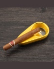 Cygara COHIBA gadżety ceramiczne cygaro popielniczka pojedynczy cygaro uchwyt okrągły popiołu Slot 4 kolory żółty tytoniu popiel