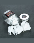 60 sztuk organy weryfikacyjne Easy Cotton palenia DIY 100% bawełna organiczna do RDA/RTDA Rebuildable Atomizer odprowadzanie wil